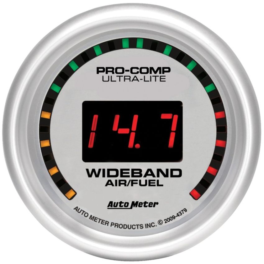 AutoMeter 4379 GAUGE, AIR/FUEL RATIO-WIDEBAND, STREET, 2 1/16