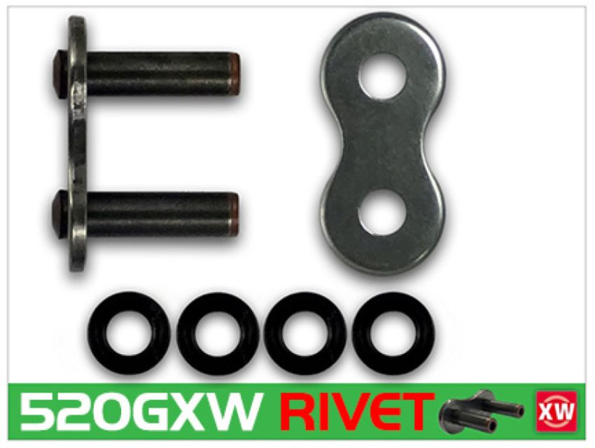 RK Chain 520GXW-RL 520GXW Rivet Link - Natural