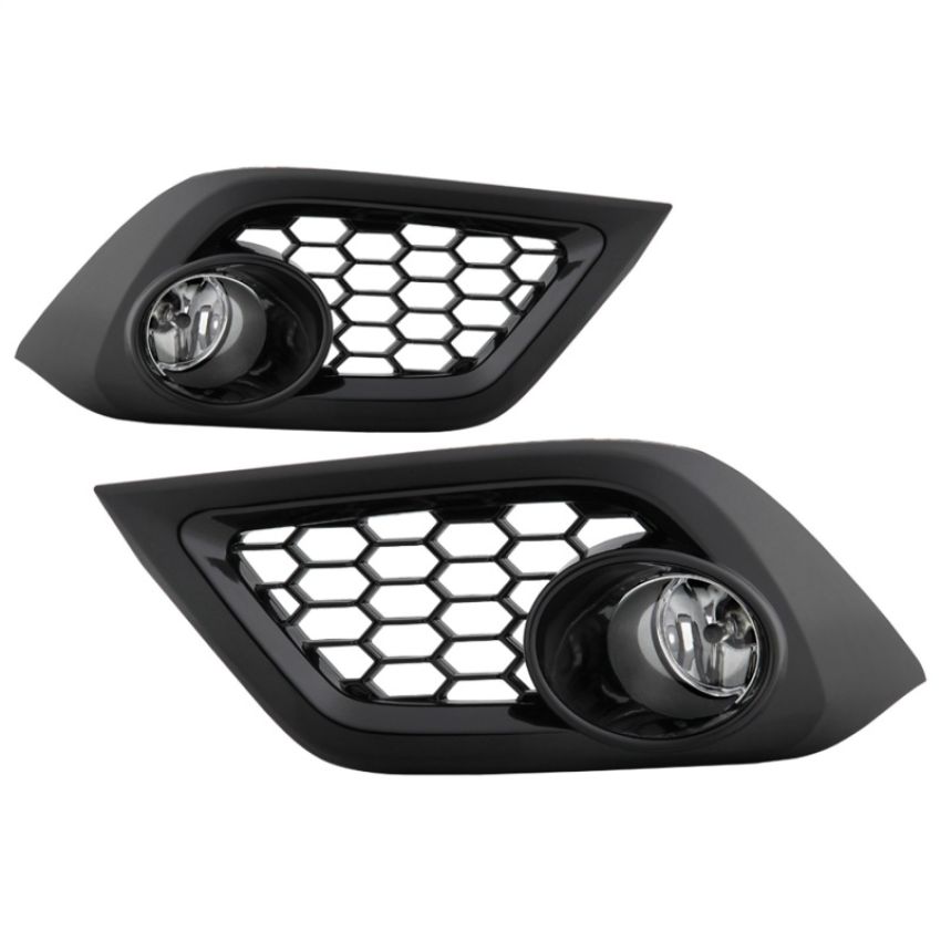 SPYDER 5086372 OEM Fog Light W/OEM Style Switch - Clear