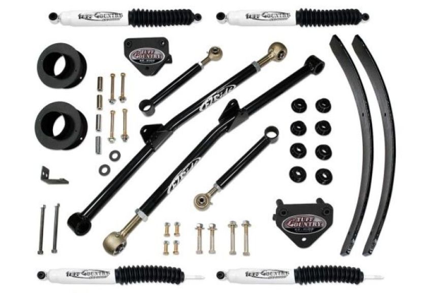 Tuff Country 33925KN 94-99 Dodge Ram 3500 4x4 3in Long Arm Lift Kit w/ Shocks (SX8000)