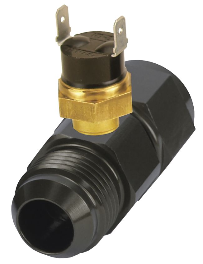 Derale 35022 Premium In-Line Fan Control Thermostat 180°, -10AN x -10AN