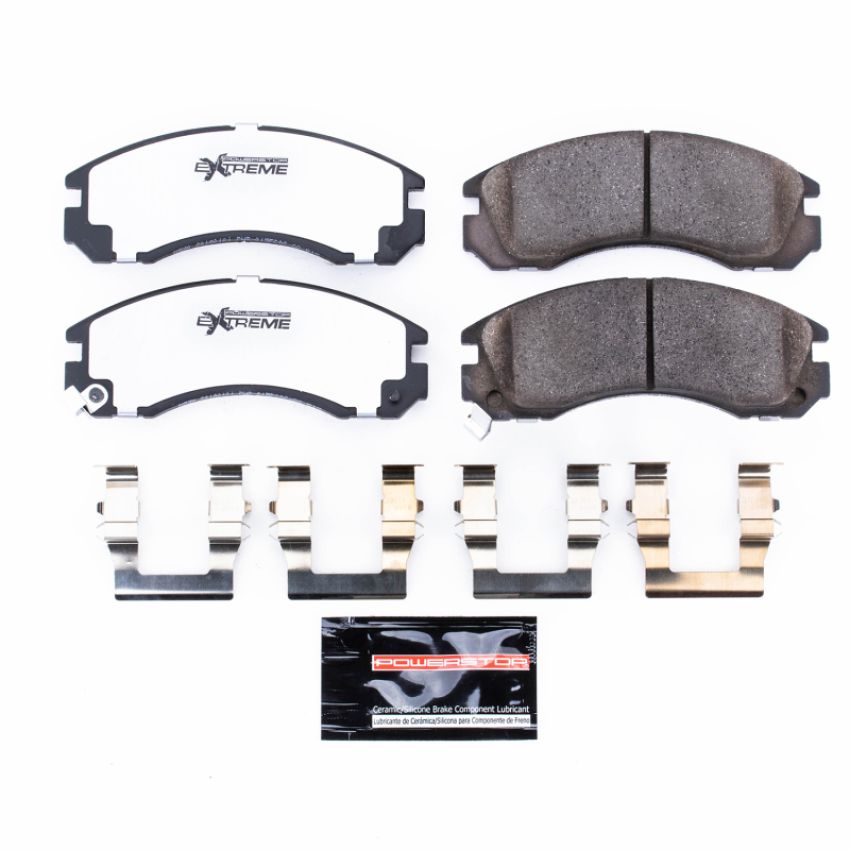 PowerStop Z26-530 PowerStop - Z26 Performance Carbon-Fiber Ceramic Brake Pads with Hardware Kit