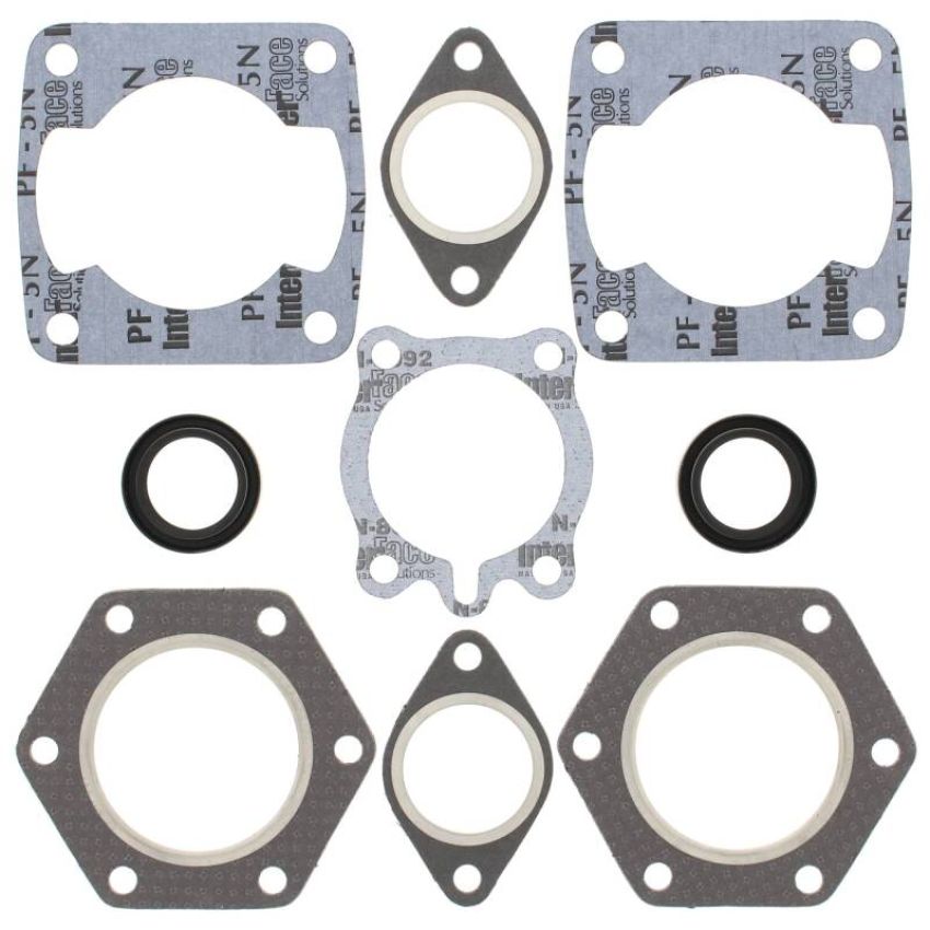 Vertex Pistons 711075A Vertex Gaskets 1976 Polaris Starfire Complete Gasket Kit w/ Oil Seals