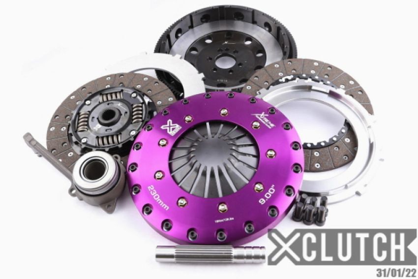 XCLUTCH XKVW23696-2A 05-06 Audi A3 Sportback 2.0L 9in Twin Sprung Organic Clutch Kit