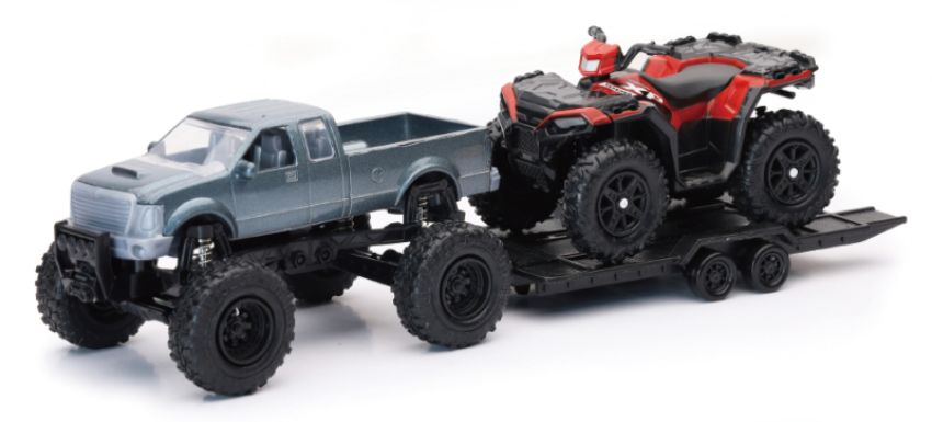 New Ray Toys 50086 Offroad Pickup with Polaris Sportsman XP1000