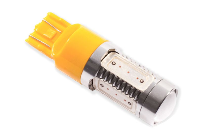 Diode Dynamics DD0107S 7443 LED Bulb HP11 LED - Amber (Single)
