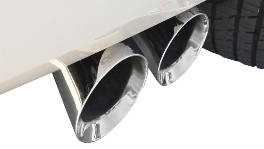 CORSA Performance 14859 Corsa 2015-2020 ack Exhaust Sport 3in Single Side Twin Polished 4in Tips 2015 Chevy Tahoe/GMCYukon