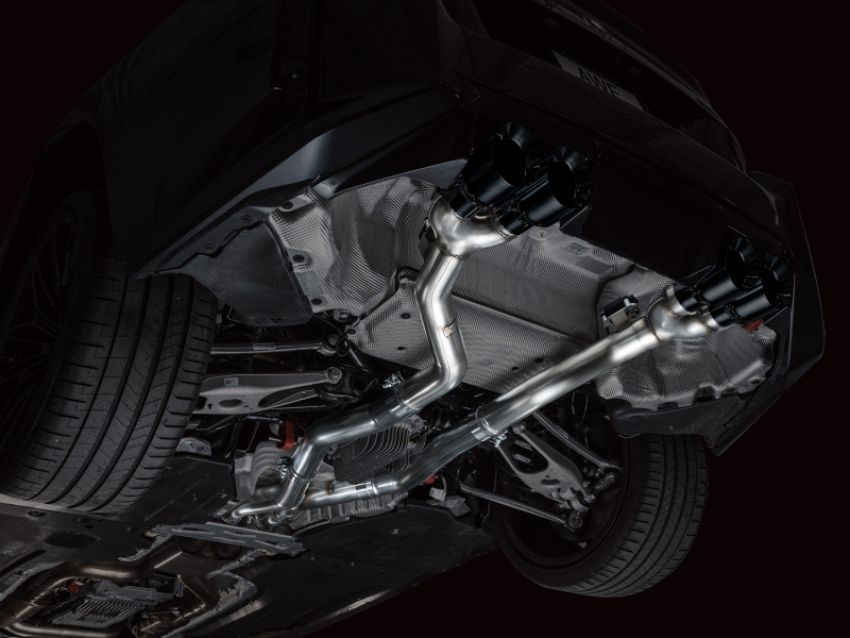 AWE Tuning 3020-43487 23-24 BMW G87 M2 Track Edition Exhaust - Diamond Black Tips