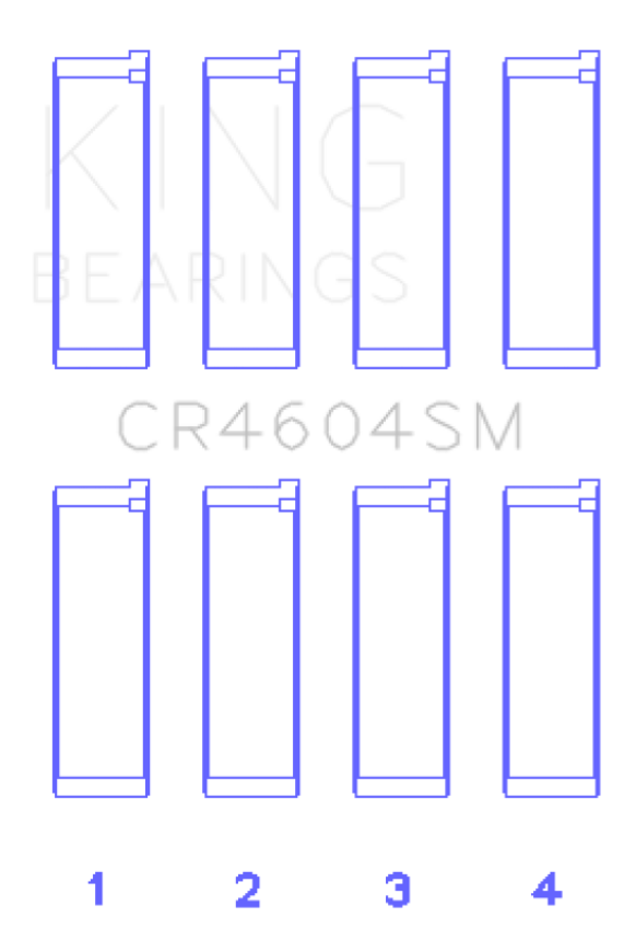King Ford 2.3L Duratec / Mazda L3-VDT MZR Turbo Con Rod Bearing Set