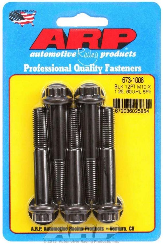 ARP ARP673-1008 Bolt Kit - 12pt. (5) 10mm x 1.25 x 60mm