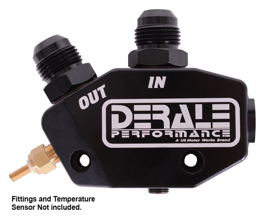 Derale 35621 Thermostatically Controlled LS Engine Oil Cooler Bypass Adapter Kit