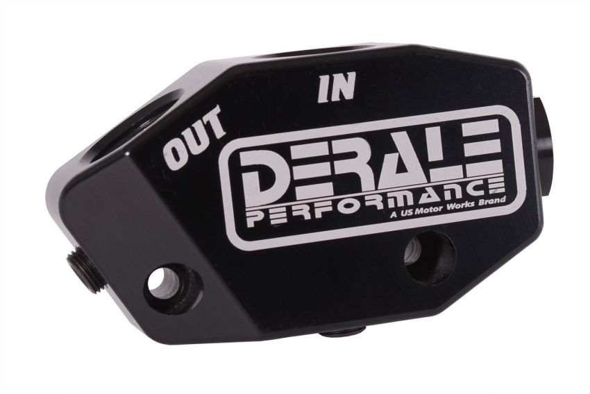 Derale 35621 Thermostatically Controlled LS Engine Oil Cooler Bypass Adapter Kit