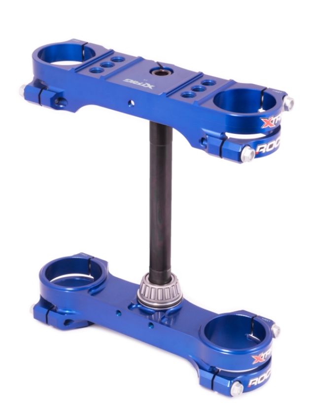 XTrig 501350501301 03-19 Husqvarna TC 105/85/ KTM 85-105 SX ROCS Tech Triple Clamp 14 mm. Offset M12 - Blue