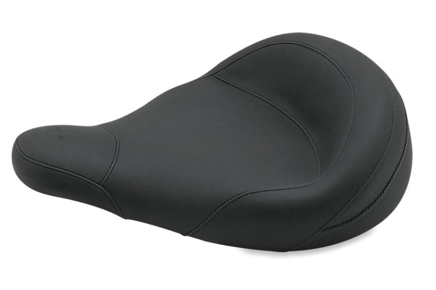 Mustang Motorcycle 76456 Mustang 83-21 Har;ey Electra Glide,Rd King Police Standard Touring Solo Seat - Black