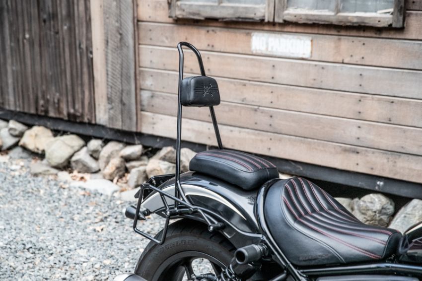 Burly Brand B13-1506B 21-22 Rebel 1100 Sissy Bar Tall 20in - Black