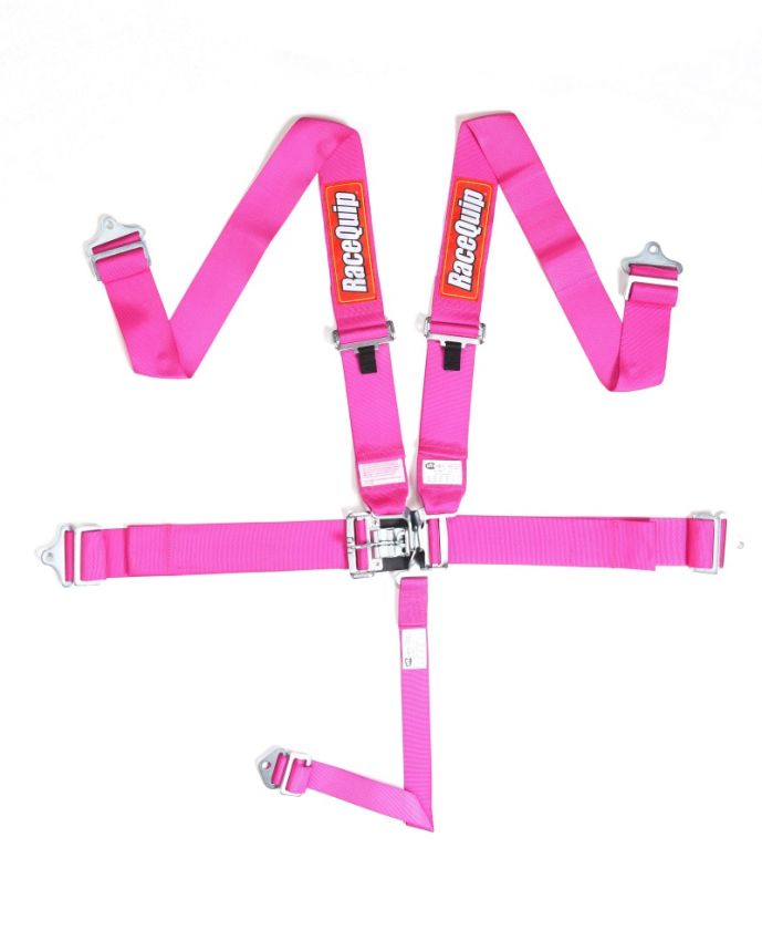 Racequip 711081 Pink L & L 5pt Seat Belt