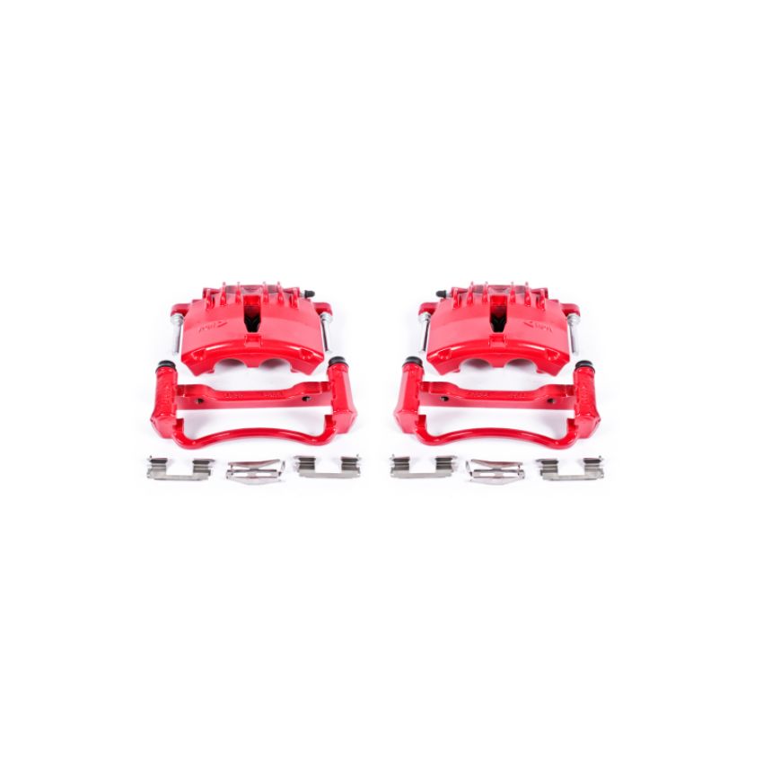 PowerStop S4722 Red Powder Coated Calipers