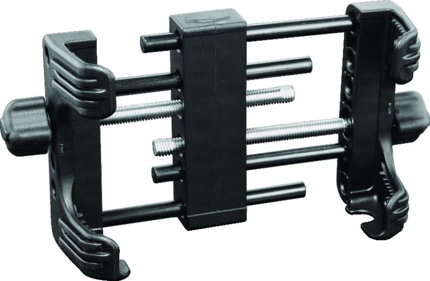 Kuryakyn 1694 Tech Connect Device Holder Large, Holds 3-5/8in to 6in Wide Black