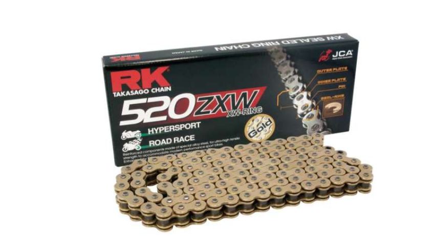 RK Chain GB520ZXW-100FT GB520ZXW-100FT XW-Ring - Gold