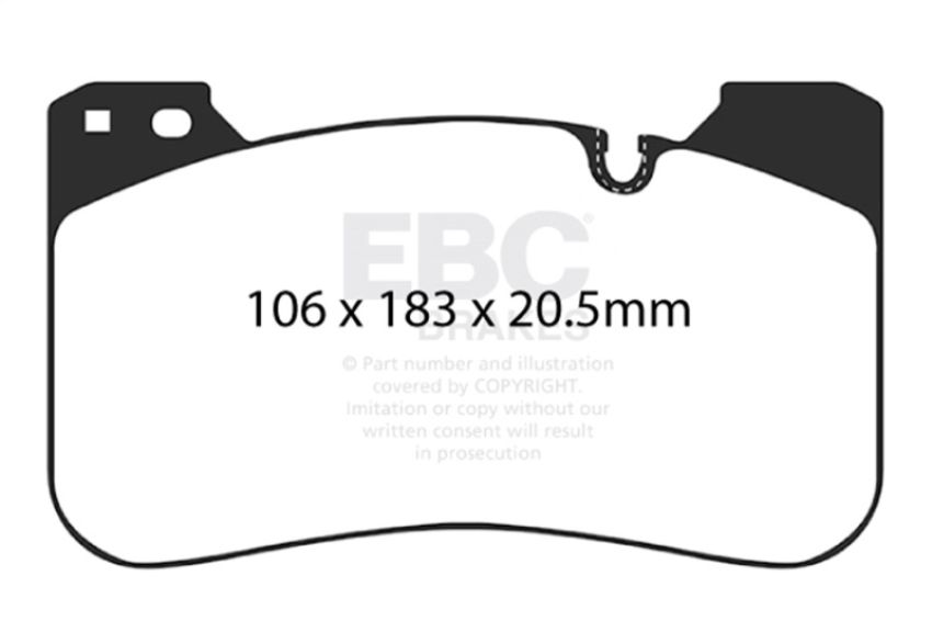 EBC Brakes DP52331NDX Bluestuff NDX Full Race Brake Pads