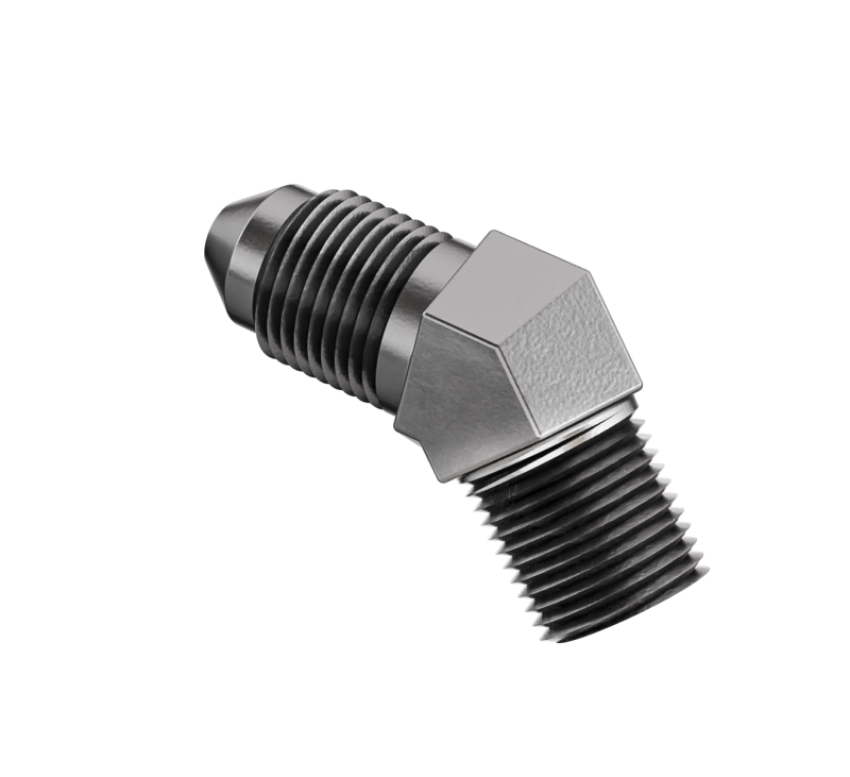 Goodridge P823-03P3 45 Deg Male Adaptor AN3 to 1/8 NPT