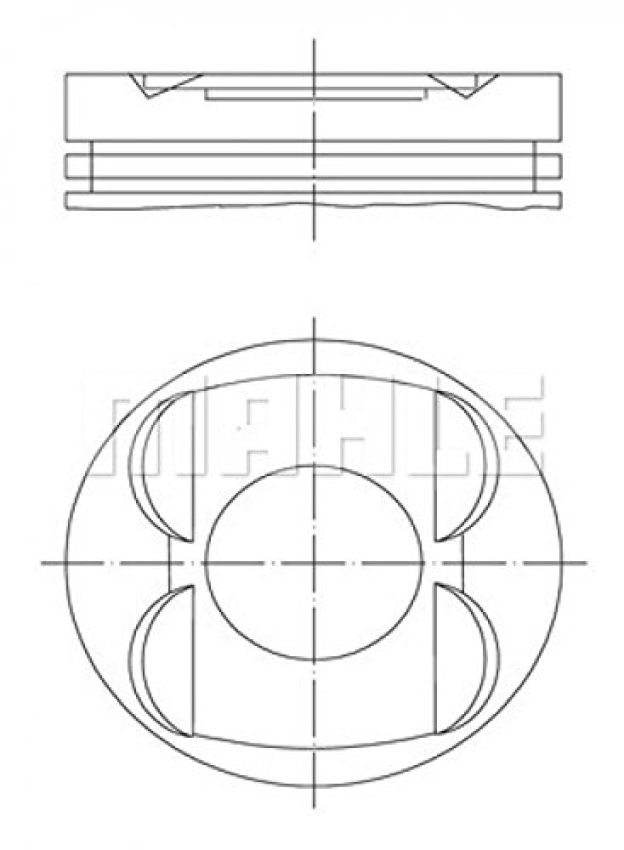 MAHLE 001 14 00 Engine Piston