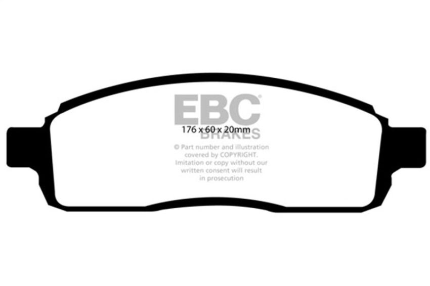 EBC Brakes UD1083 Ultimax OEM Replacement Brake Pads