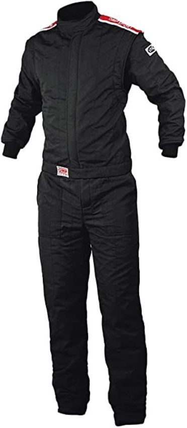OMP RACING, INC. OMPIA01848071M Sport Suit Black Medium
