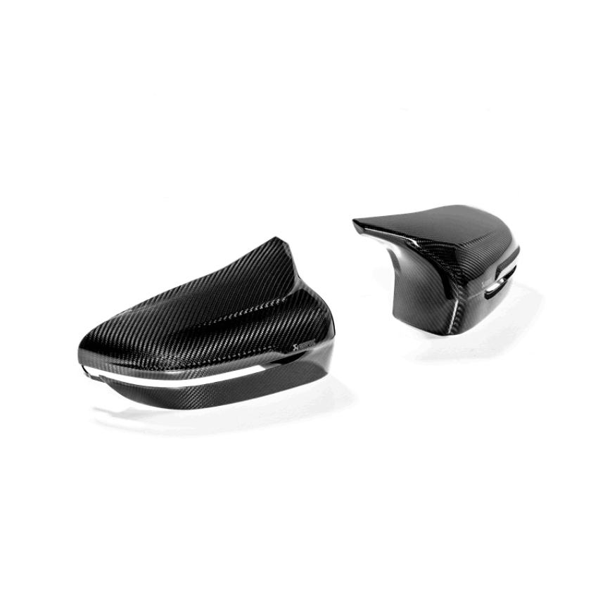 Akrapovic WM-BM/CA/3/G Carbon Fiber Mirror Cap Set - High Gloss