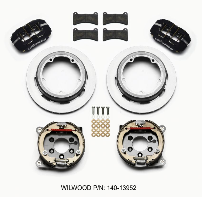 Wilwood 140-13952 Dynapro Low-Profile 11.00in P-Brake Kit Strange Eng Floater 3.49in Offset