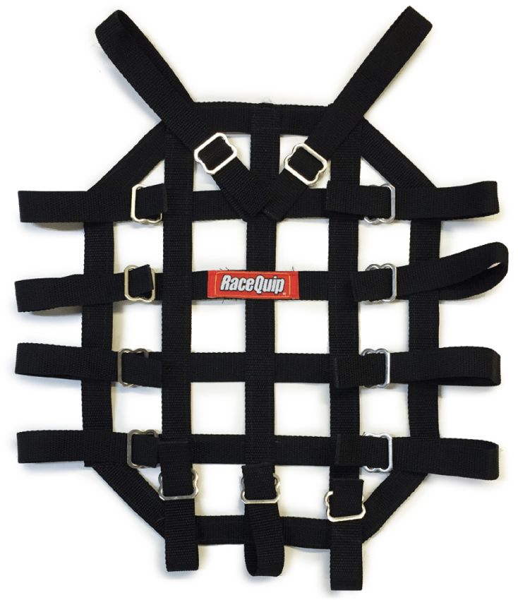RACEQUIP RQP820995 Roll Cage Roof Net Black Quarter Midget