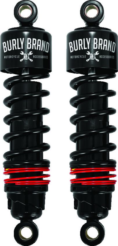 Burly Brand B28-1204B FLH Slammer Shocks - Black