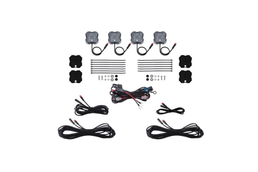 Diode Dynamics DD7741 RGBW Rock Light Installer Magnet Mount Kit (4-pack)