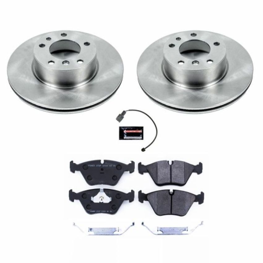 PowerStop TDSK390 Track Day Spec High-Performance Brake Pad and Rotor Kit