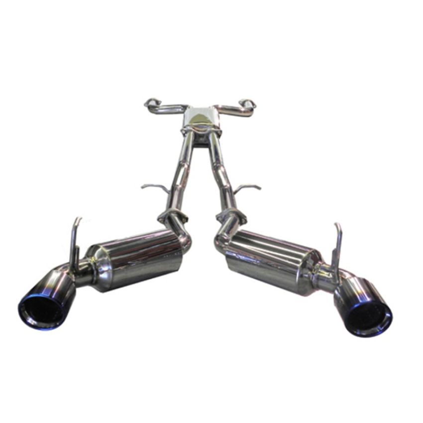 Injen SES1987TT 03-08 350Z Dual 60mm SS Cat-Back Exhaust w/ Built In Resonated X-Pipe