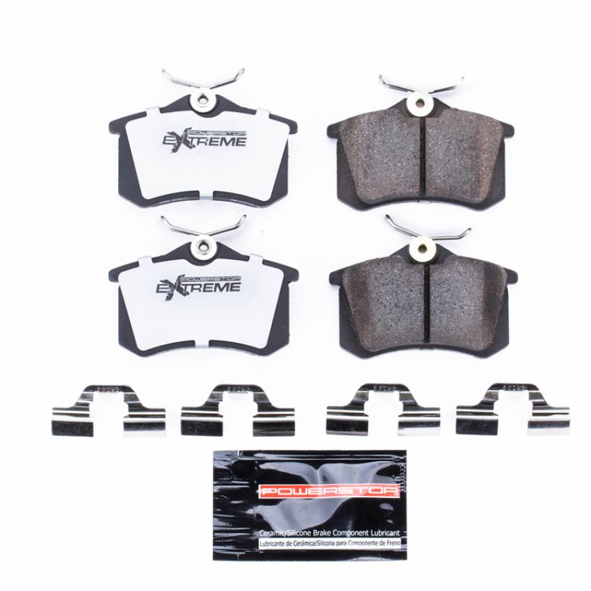 PowerStop Z26-340A PowerStop - Z26 Performance Carbon-Fiber Ceramic Brake Pads with Hardware Kit