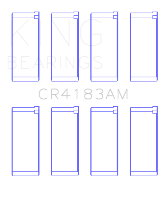 King Chrysler/Mitsubishi 122ci 2.0L (Size STD) Rod Bearing Set