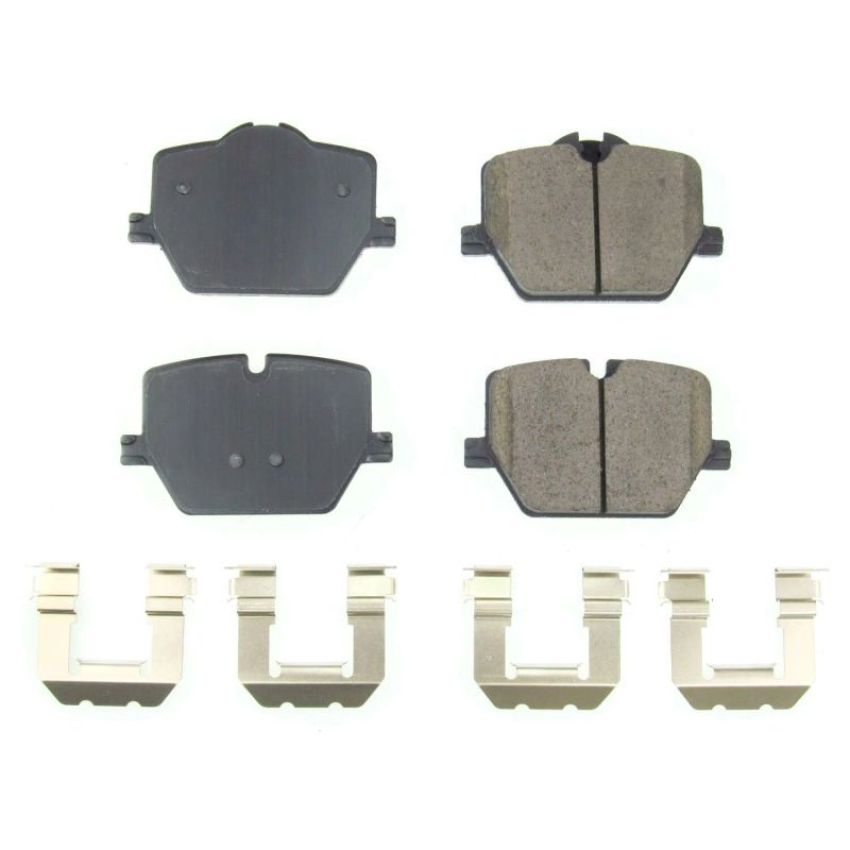 PowerStop 17-2220 PowerStop - Z17 Low-Dust Ceramic Brake Pads with Hardware