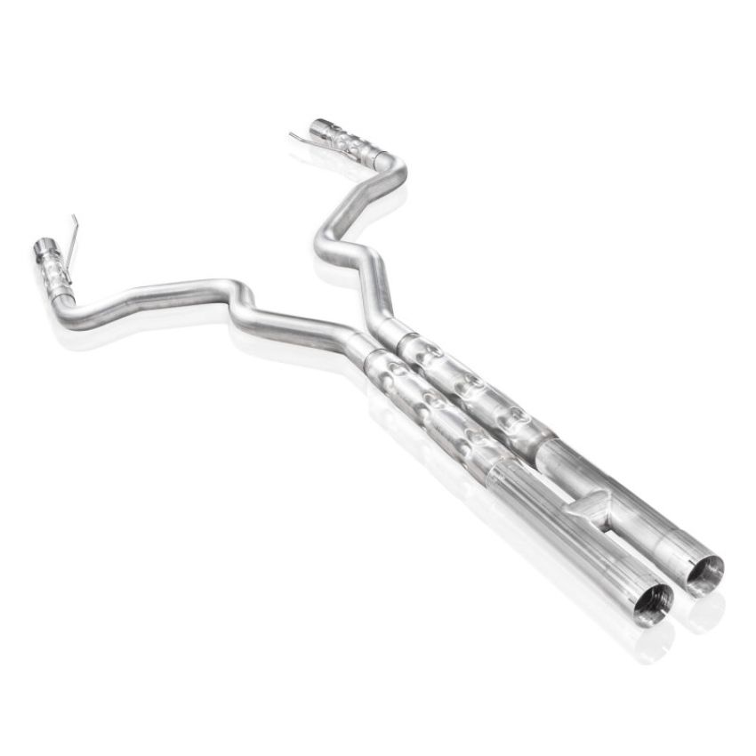 Stainless Works M15CB3-LMF 2015-16 Mustang GT 3in Catback H-Pipe Retro Chambered Mufflers 3in Cores