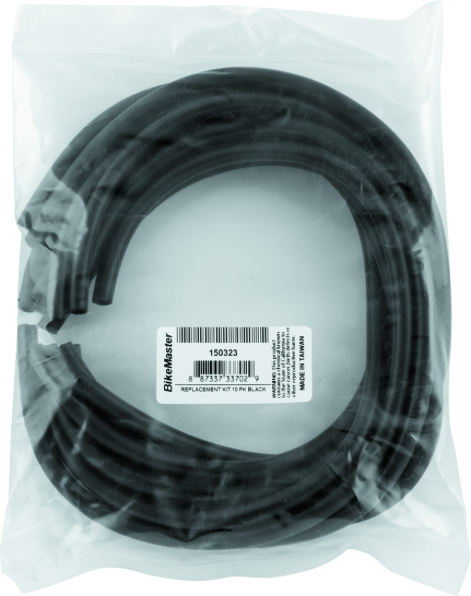 BikeMaster 150323 Replacement Kit 10 Pk - Black