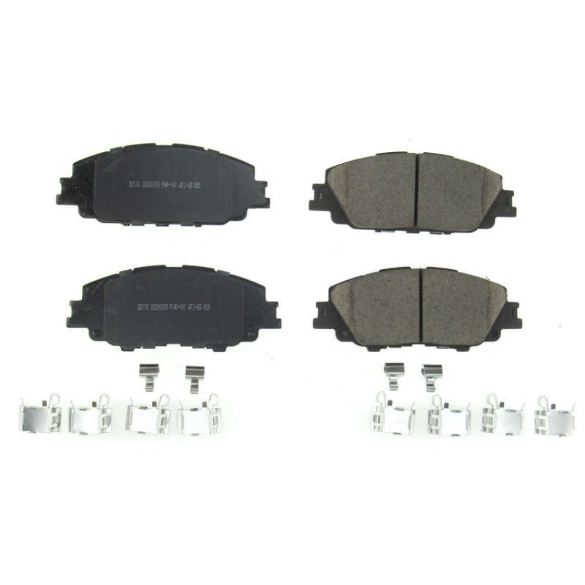 PowerStop 17-2176 PowerStop - Z17 Low-Dust Ceramic Brake Pads with Hardware