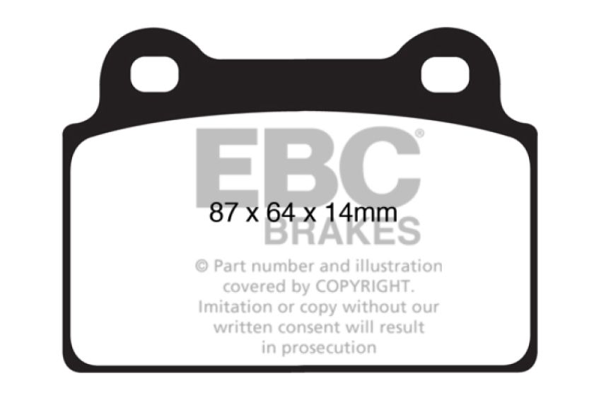 EBC Brakes DP31985C Redstuff Ceramic Low Dust Brake Pads