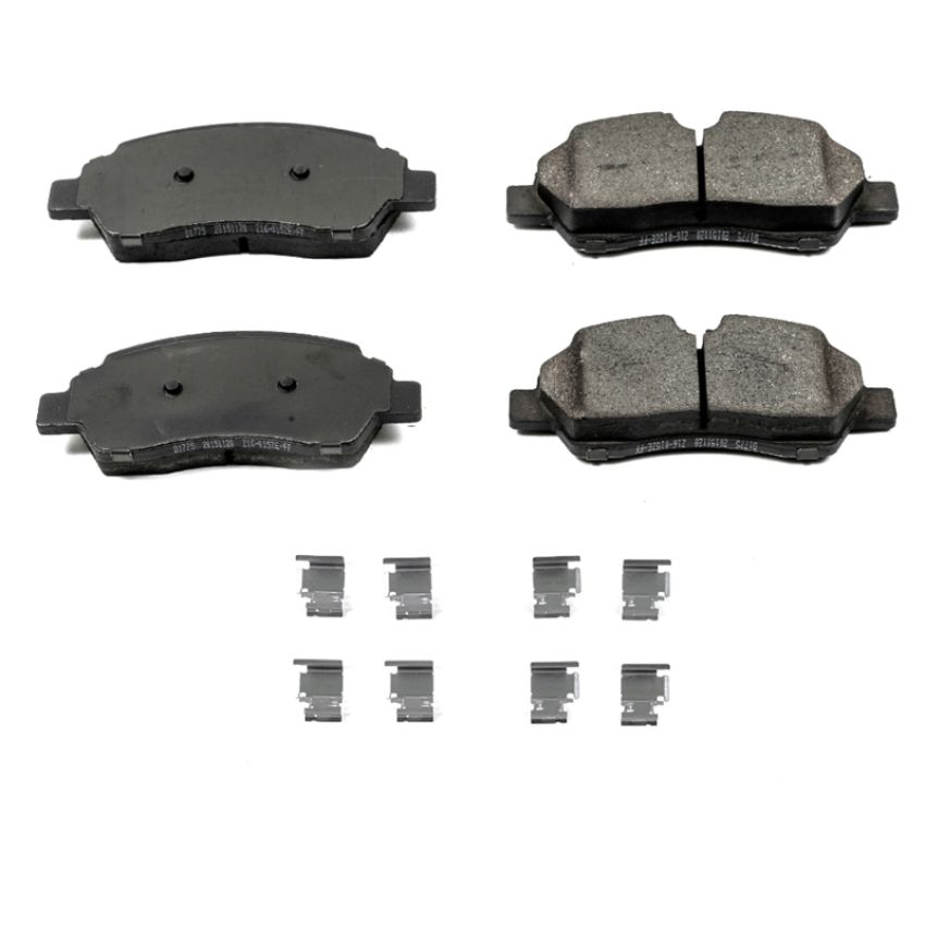 PowerStop 17-1775 PowerStop - Z17 Low-Dust Ceramic Brake Pads with Hardware