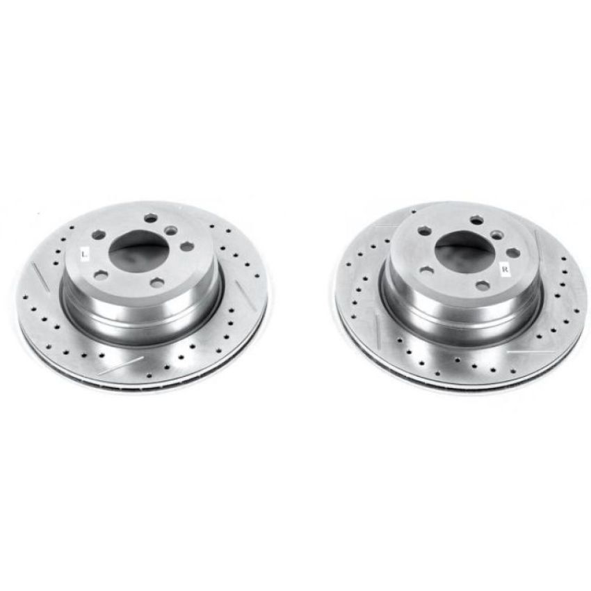 PowerStop EBR1031XPR PowerStop Evolution Performance Drilled, Slotted & Plated Brake Rotor Pair