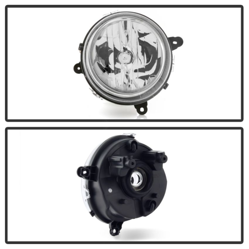 SPYDER 9042751 xTune 07-17 Jeep Patriot (w/o Auto Leveling Lights) OEM Style Headlights - Chrome (HD-JH-JPA07-OE-C)