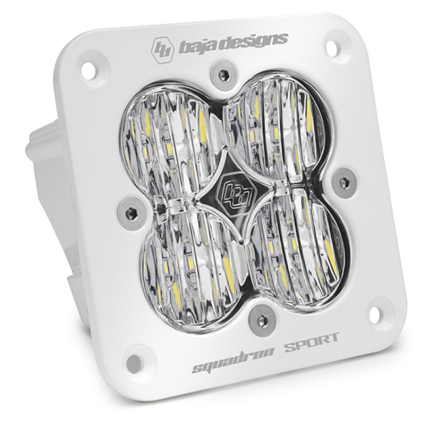 Baja Designs 551005WT Squadron Sport White Flush Mount LED Auxiliary Light Pod