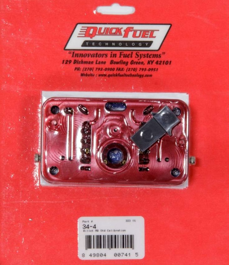 QUICK FUEL TECHNOLOGY QFT34-4 Billet Metering Block - Standard Calibration
