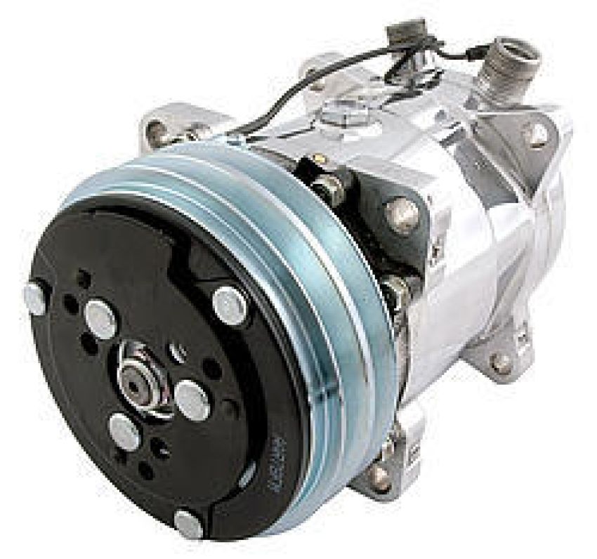 VINTAGE AIR VIN04808-VUQ 508 Compressor POLISHED 2GROOVE PULLEY