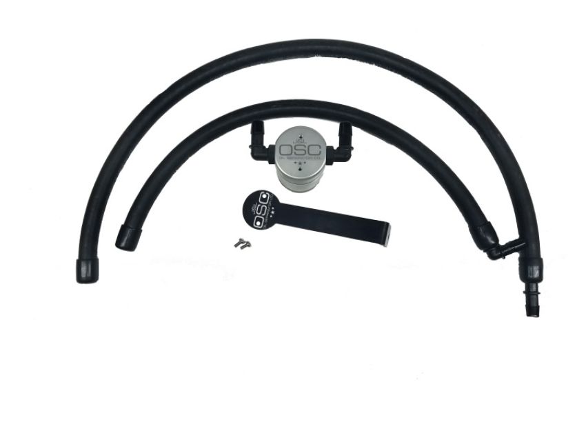 J&L 3065P-C 09-18 Ram 1500 5.7L Passenger Side Oil Separator 3.0 - Clear Anodized
