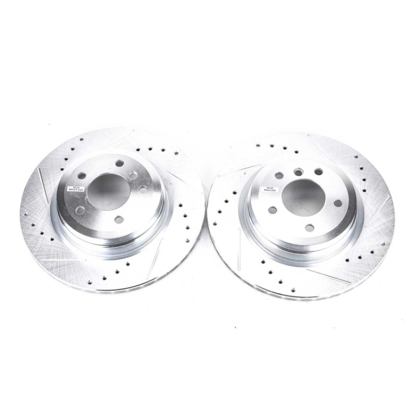 PowerStop EBR1021XPR PowerStop Evolution Performance Drilled, Slotted & Plated Brake Rotor Pair